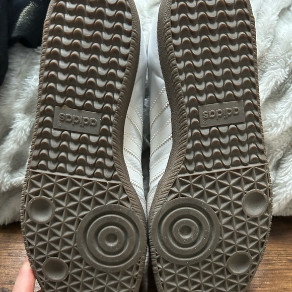 Adidas White and Brown Sneakers - SAMBA - Picture 2 of 5